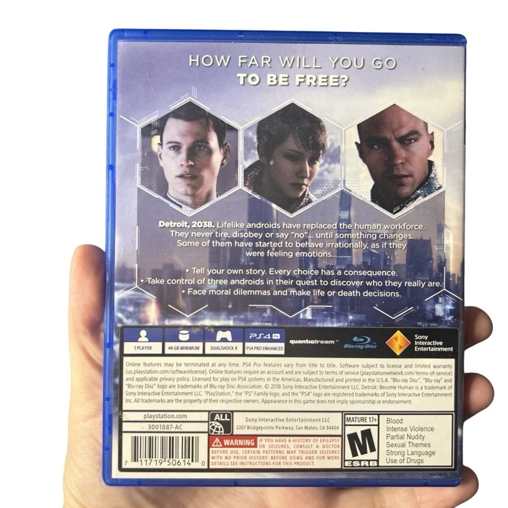 Detroit Become Human‎ (Sony PlayStation 4 PS4, 2018) Latin Version